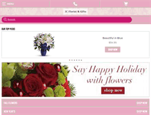 Tablet Screenshot of angelsflowersrpv.com